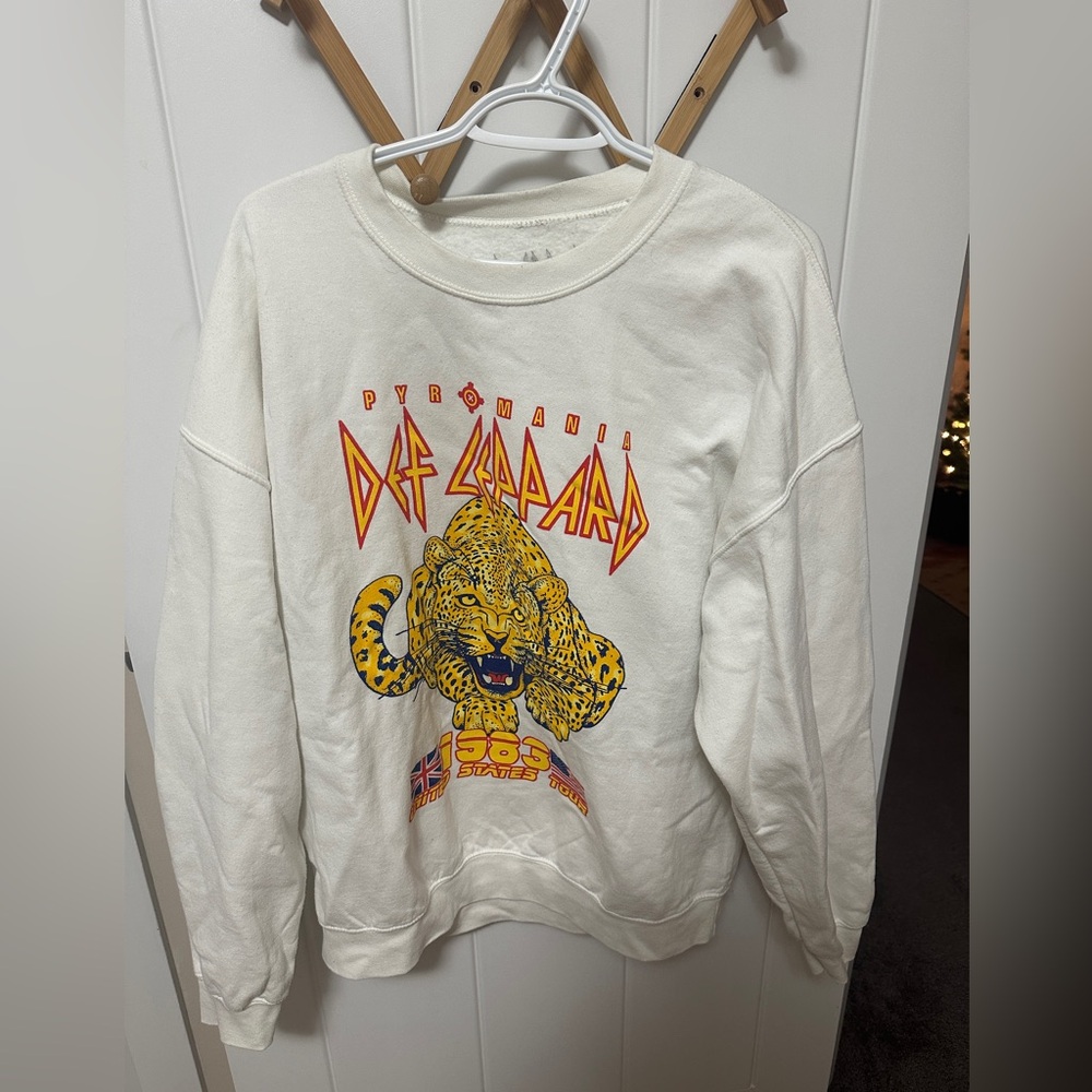 Urban outfitters Def Leppard Pyromania Sweatshirt